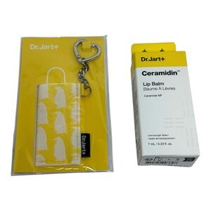 Dr. Jart+ Ceramidin Lip Balm + Lip Balm Case Keychain (Limited Edition) Set New
